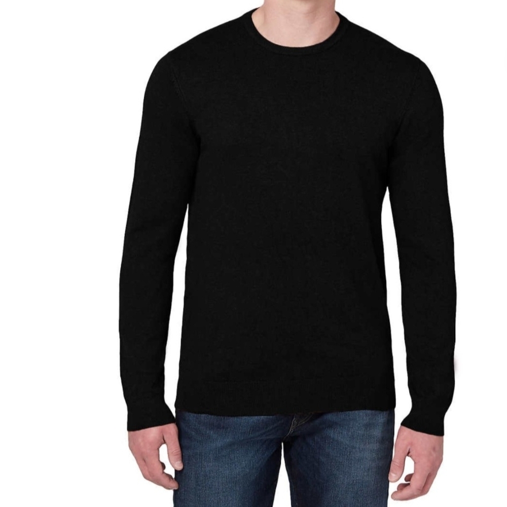 Buffalo David‎ Bitton Classic Black Long Sleeve Tee